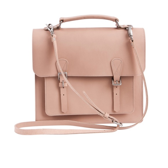 leather book satchel